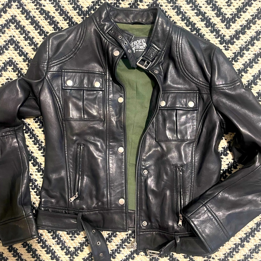 HEROES MOTORS “Malibu” M leather jacket